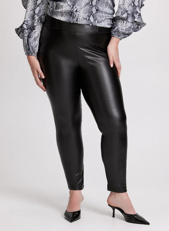 Vegan Leather Leggings