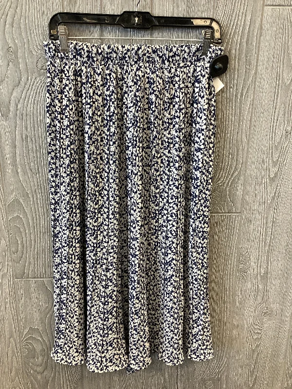 Blue Skirt Midi Clothes Mentor, Size 8