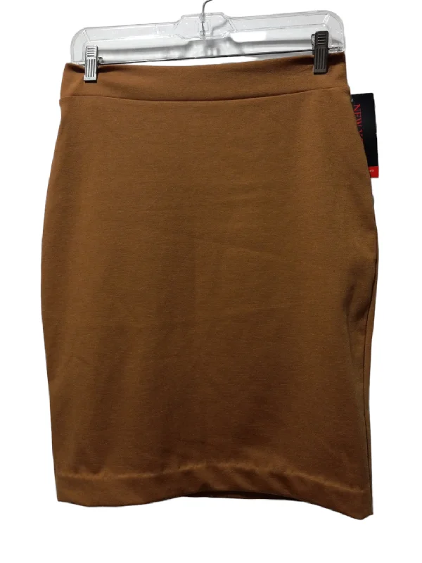 Gold Skirt Midi Forever 21, Size L