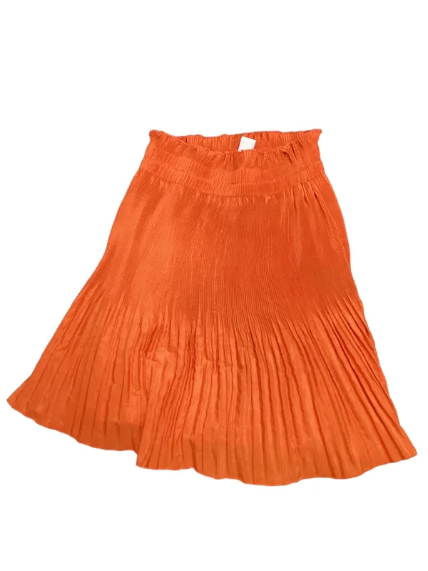 Orange Skirt Mini & Short H&m, Size 4