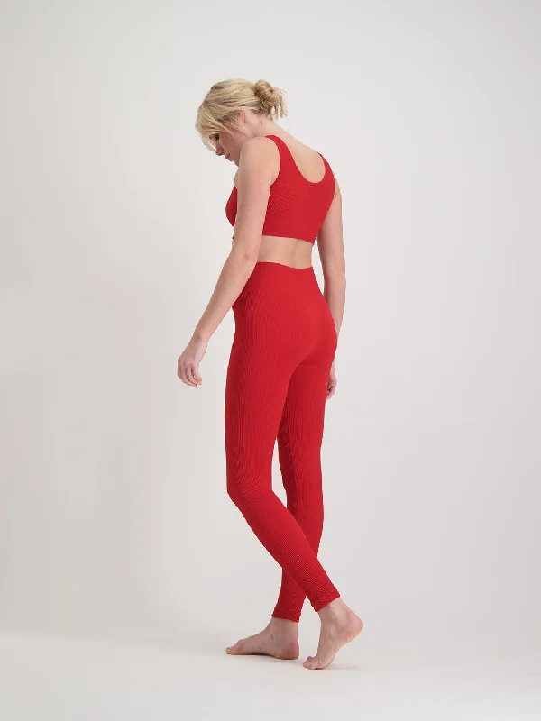 The Hero Legging | Lava Red