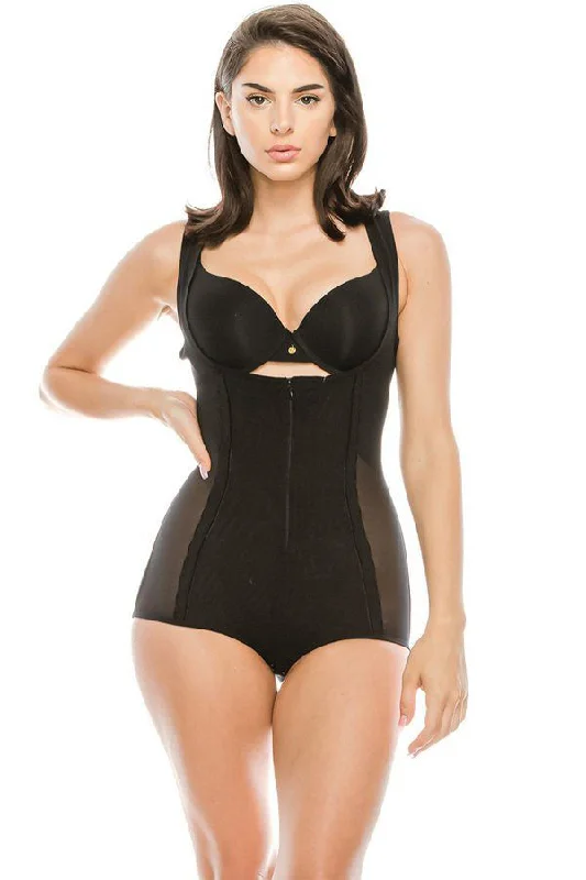 Plus Size Underbust Firm Mesh Full Bodyshaper